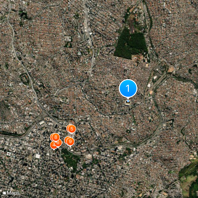 Estádio Independência Map