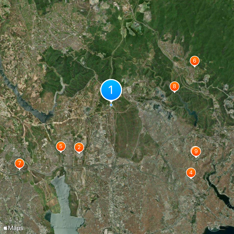 Başakşehir Fatih Terim Stadium Map