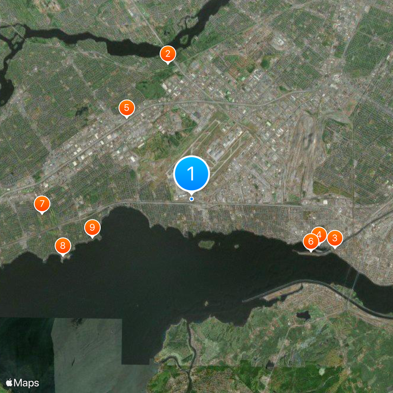 West Island Map