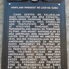 Naval Base of Subic Bay historical marker