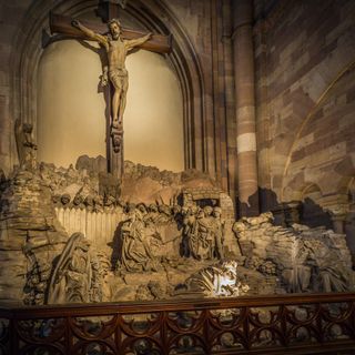 Sculpture of Jesus Christ on the Mount of Olives, Strasbourg Cathedral