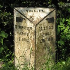 Milepost, Longley Green, opp. Nelson Inn PH