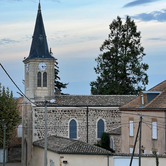 Église du prieuré dépendant de l'abbaye d'Ainay de Lyon d'Arbuissonnas