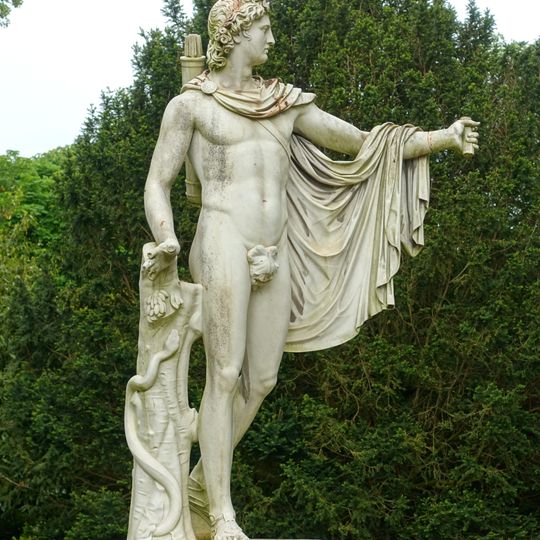 Statue of Apollo at South East Corner of Upper Terrace