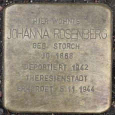 Stolperstein em memória de Johanna Rosenberg