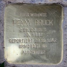 Stolperstein dedicated to Henny Bruck