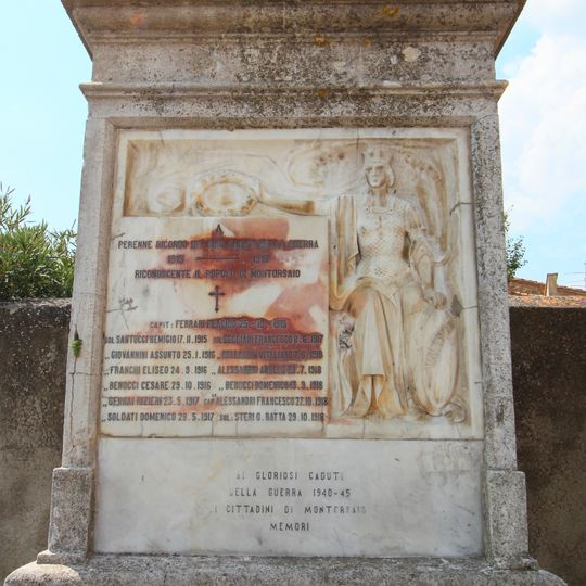 Monumento ai caduti a Montorsaio