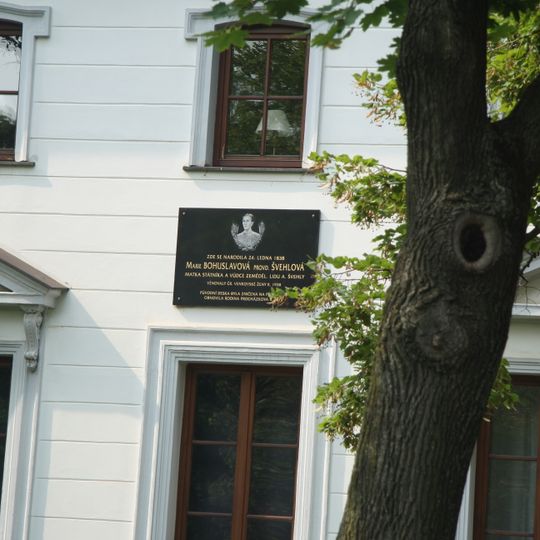 Pamětní deska Marie Bohuslavové