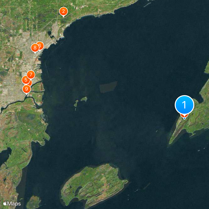Sleeping Giant Map
