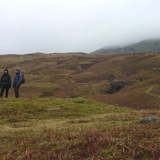 Cairns and enclosure on The Rigg, Banishead