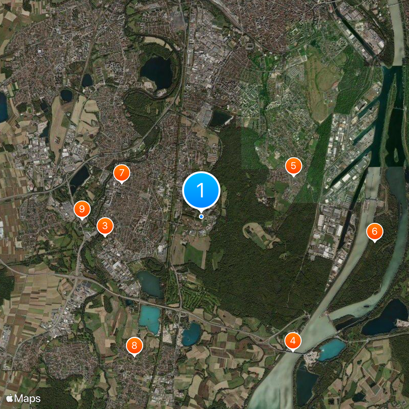 International Space University Map