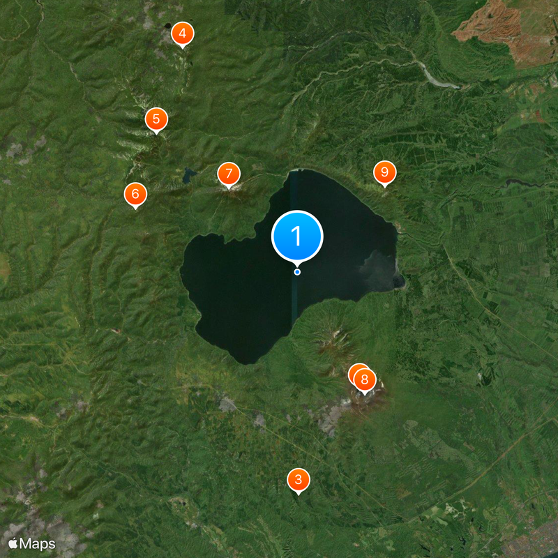 Lake Shikotsu Map