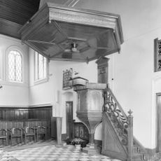 Preekstoel / orgel Nederlands Hervormde Kerk