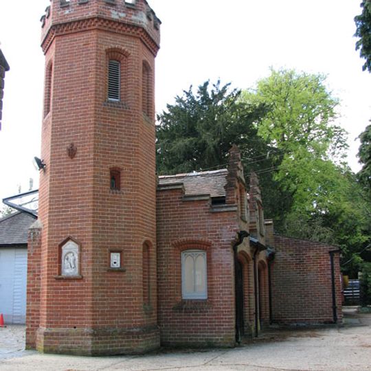 Right Gateway Turret To Stable Yard At Ketteringham Hall And Attached Range, Incorporating Three Greek Marbles