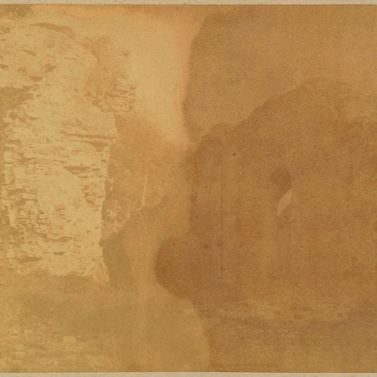 Terrein waarin overblijfselen van het voormalige kasteel van sluis