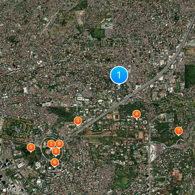 University of the Philippines Map