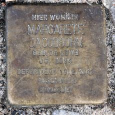 Stolperstein à la mémoire de Margarete Jacobsohn