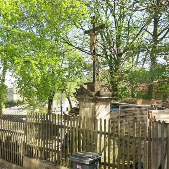 Kříž v Lidické ulici v Kamenickém Šenově