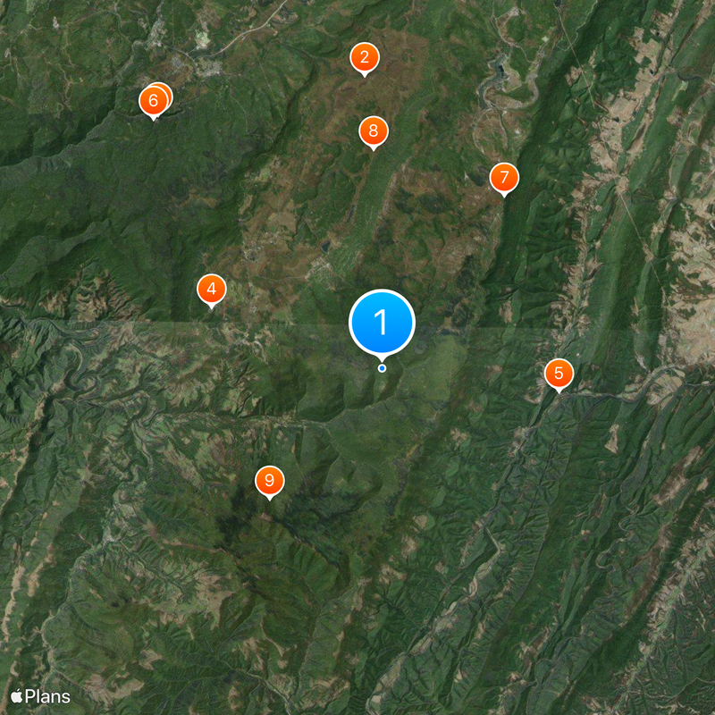Dolly Sods Wilderness Mapa