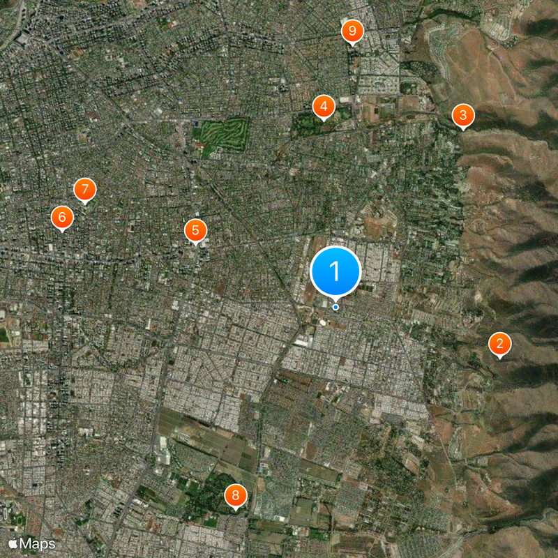 Villa Grimaldi Mappa