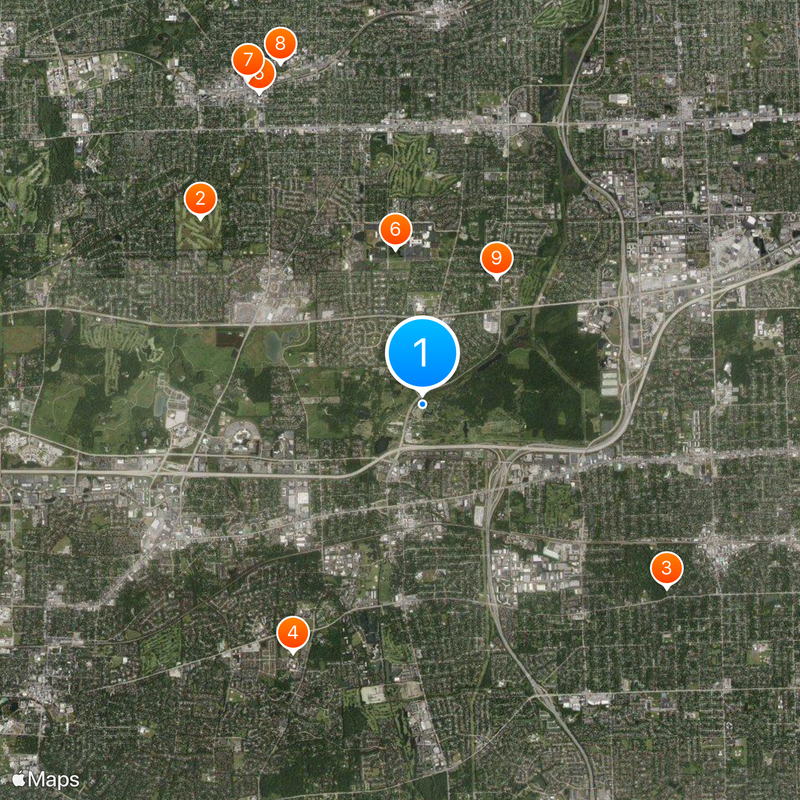 Morton Arboretum Map