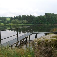 Lávka před výtokem z Velkého Mastníku