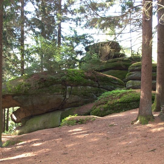 Rock formation on the Plenkerberg