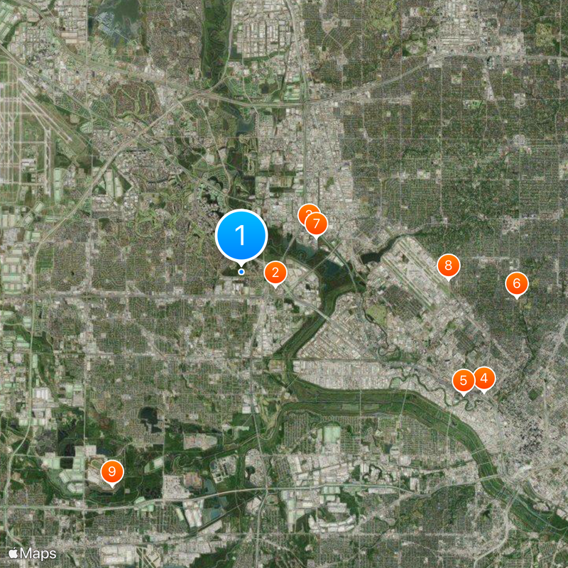 University of Dallas Map