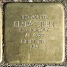 Stolperstein dedicated to Clara Stern