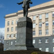 Statue of Lenin on Lenin Square