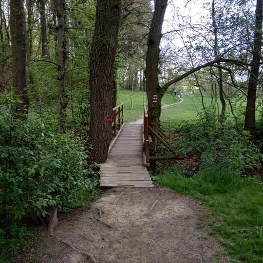 Lávka přes Pitkovický potok u Dobré Vody