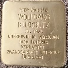 Stolperstein dedicated to Wolfgang Kukurutz