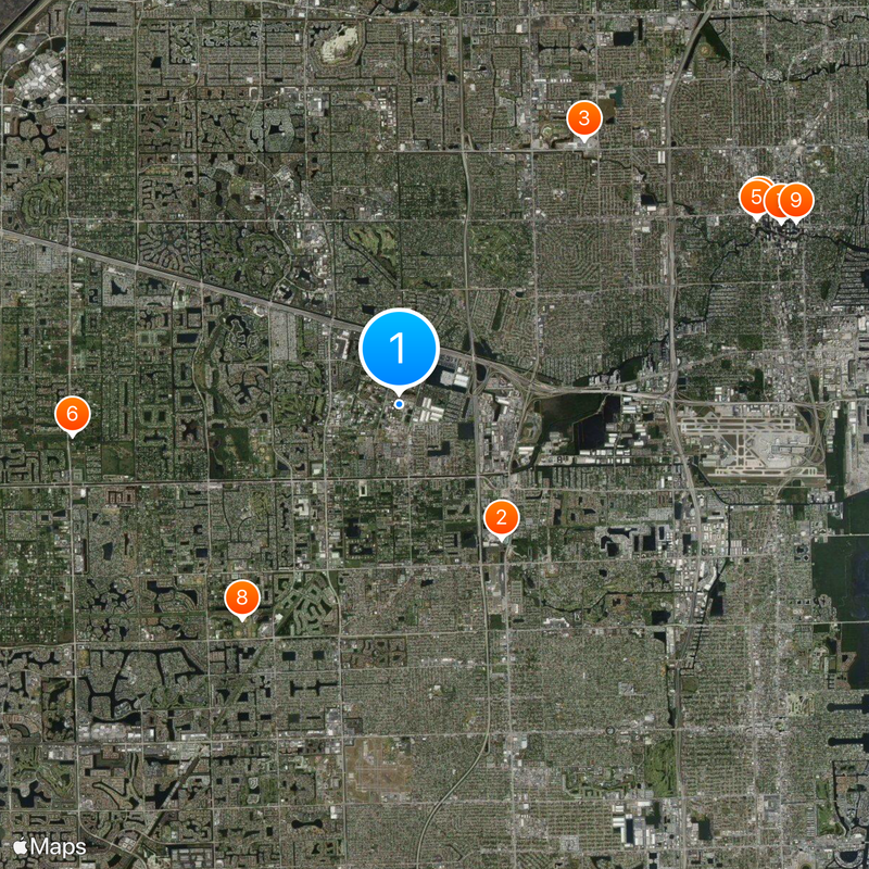 Broward College Map