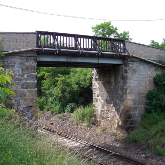Bridge of Za Novákovou zahradou street