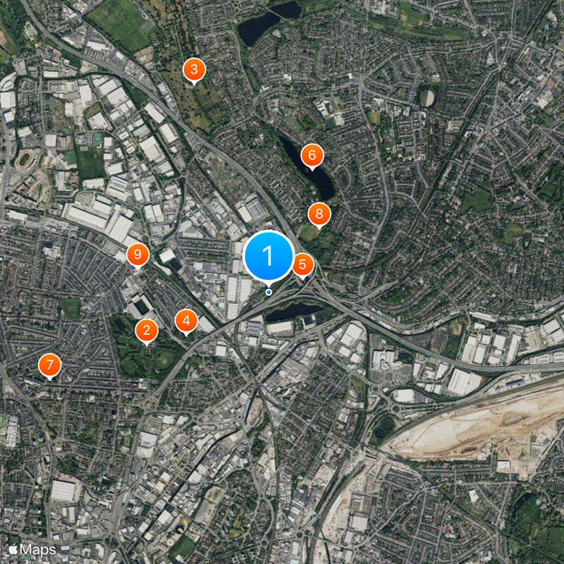 Birmingham Erdington Map