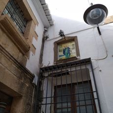 Ceramic panel of Saint Martha