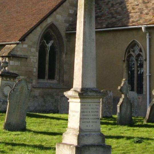 War Memorial in Churchyard of Church of All Saints