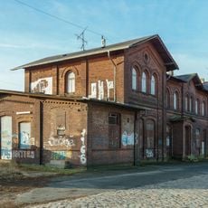 Edificio de servicio de la estación Mockrehna