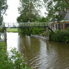 Menkeweersterholtje: IJzeren hoogholtje over de Warffumermaar