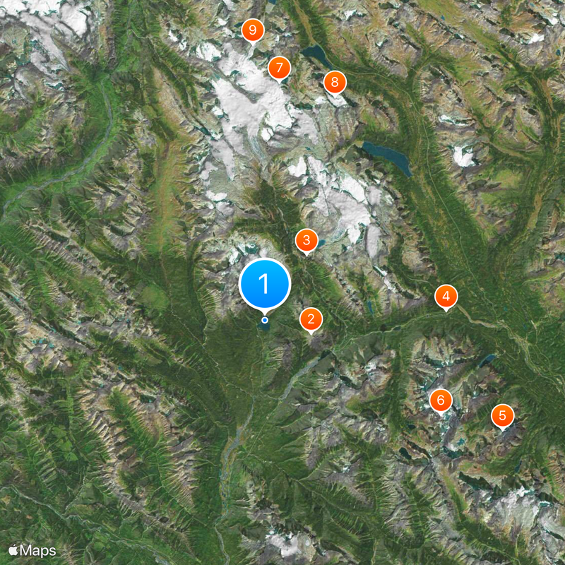 Emerald Lake Map