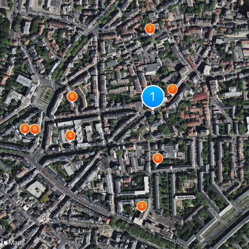 Bornheim Map