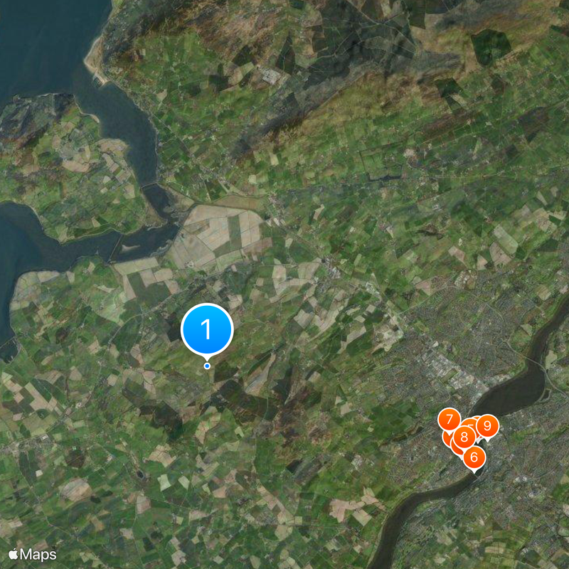 Grianan of Aileach Map