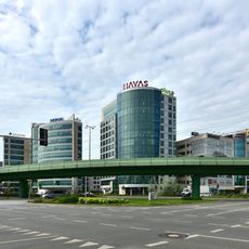 Antares building in Warsaw