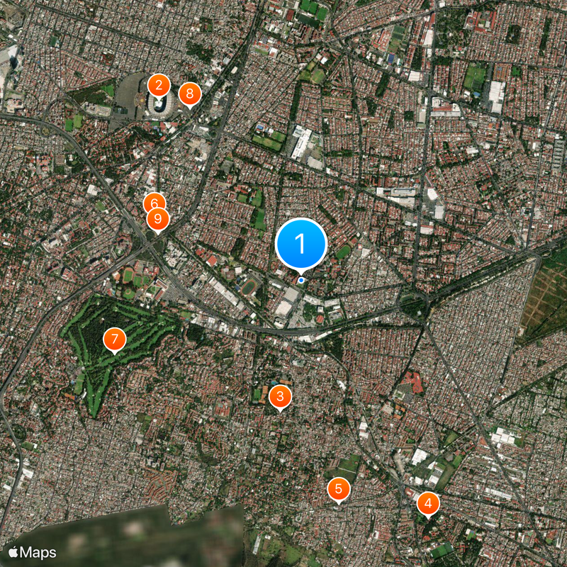 Universidad Autónoma Metropolitana Map