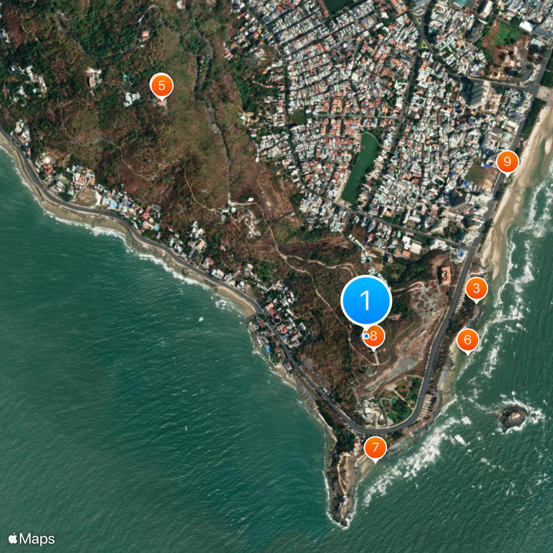 Christ of Vung Tau Mapa