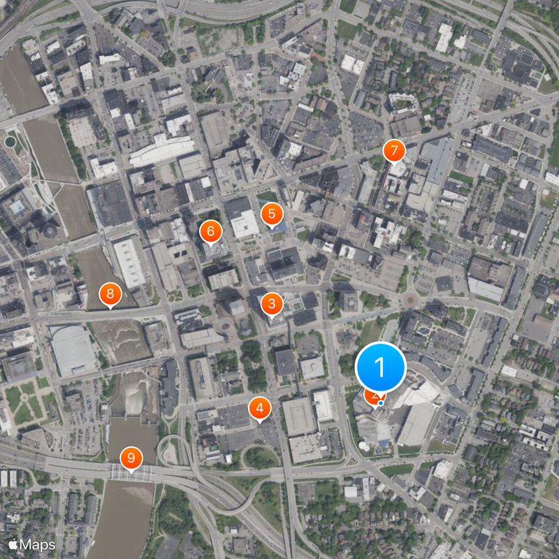 National Toy Hall of Fame Mappa