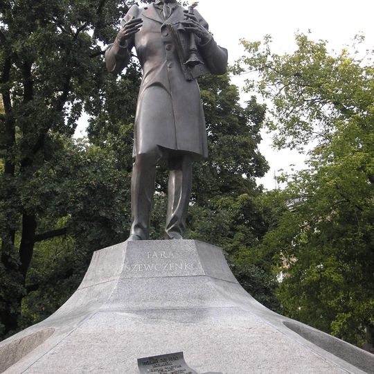 Taras Shevchenko Monument in Warsaw