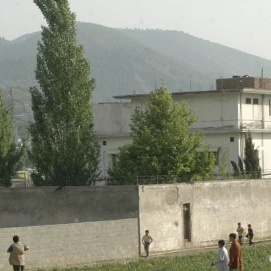 Osama bin Laden's compound in Abbottabad