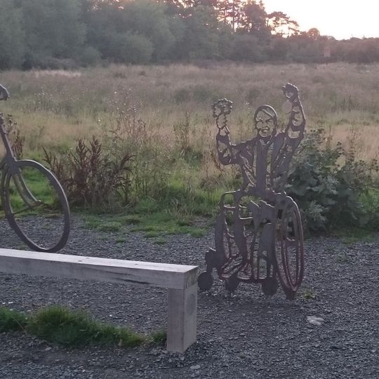 Sustrans Portrait Bench Hereford