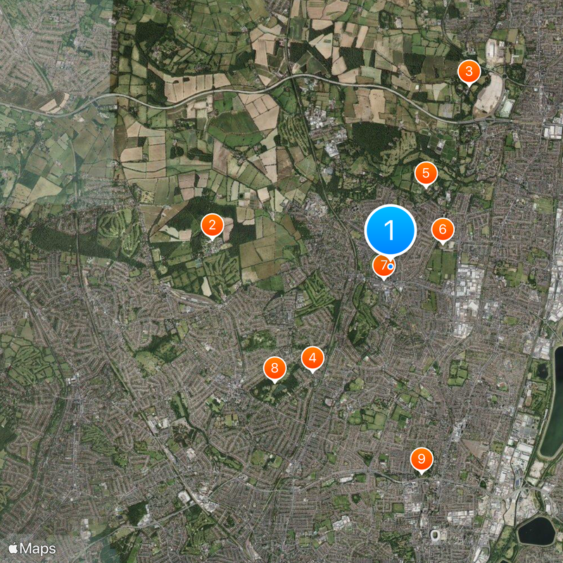 Borough londonien d'Enfield Carte